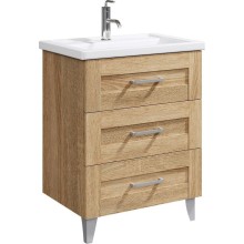 Комплект мебели дуб сонома 70,5 см Aqwella Foster FOS01073DS + 4620008197746 + FOS0207DS