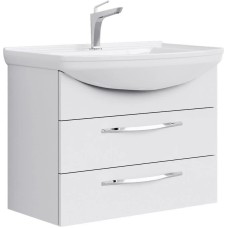 Комплект мебели белый глянец 76,5 см Aqwella Allegro Agr.01.07/2 + 4620008197470 + MC.04.07