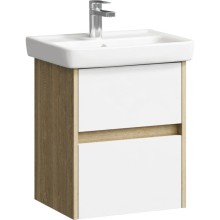 Комплект мебели дуб балтийский/белый глянец 50 см Aqwella City CI0105DB + 195032 + SIT0405DB