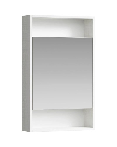 Комплект мебели дуб канадский/белый глянец 50 см Aqwella City CI0105DK + 195032 + SIT0405DK