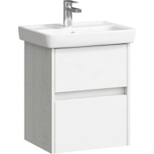 Комплект мебели дуб канадский/белый глянец 50 см Aqwella City CI0105DK + 195032 + SIT0405DK