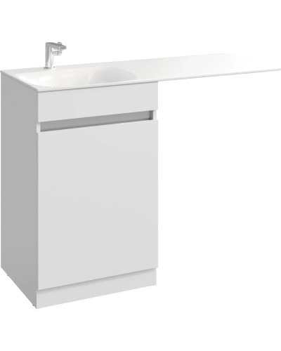 Комплект мебели белый глянец 115 см Aqwella Forma FOR0105KL + FOR.11.04.D-L + SM0210