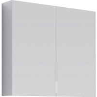 Комплект мебели белый глянец/дуб балтийский 80 см Aqwella Smart SRT0108DB + UM-MOD80SL/1 + MC.04.08