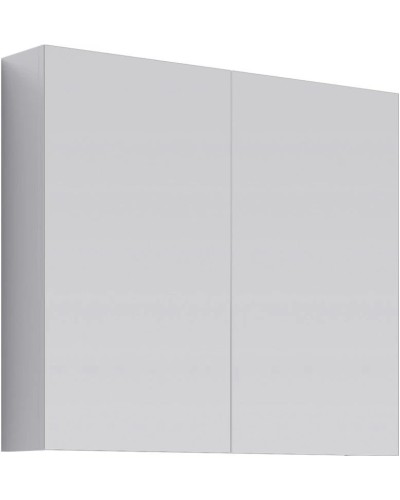 Комплект мебели белый глянец/дуб балтийский 80 см Aqwella Smart SRT0108DB + UM-MOD80SL/1 + MC.04.08