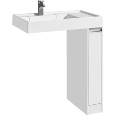 Комплект мебели белый глянец 80 см Акватон Лондри 1A236101LH010 + 1A72113KRW010 + 1A252702SU010