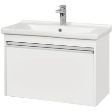 Комплект мебели белый глянец 80 см Акватон Капри 1A230201KP010 + 1WH302251 + 1A230402KP010