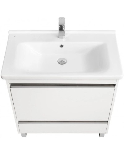 Комплект мебели белый глянец 80 см Акватон Капри 1A230201KP010 + 1WH302251 + 1A230402KP010