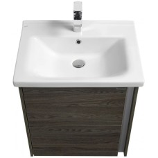 Комплект мебели грецкий орех 60 см Акватон Стоун 1A231401SXC80 + 1WH302421 + 1A231502SXC80