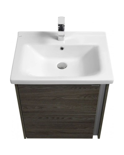 Комплект мебели грецкий орех 60 см Акватон Стоун 1A231401SXC80 + 1WH302421 + 1A231502SXC80