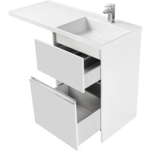 Комплект мебели белый глянец 120 см Акватон Лондри 1A235901LH010 + 1A72243KLH010 + 1A252902SU010