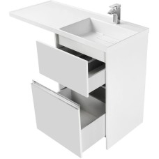 Комплект мебели белый глянец 120 см Акватон Лондри 1A235901LH010 + 1A72243KLH010 + 1A252902SU010