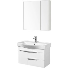 Комплект мебели белый глянец 80 см Акватон Беверли 1A235501BV010 + 1WH302422 + 1A237102BV010