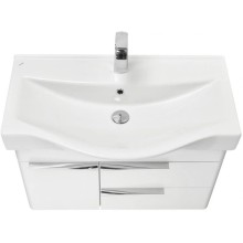 Комплект мебели белый глянец 80 см Акватон Беверли 1A235501BV010 + 1WH302422 + 1A237102BV010