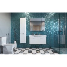 Комплект мебели белый глянец 100 см Акватон Беверли 1A236701BV010 + 1WH302502 + 1A237202BV010