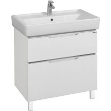 Комплект мебели белый/выбеленное дерево 80 см Акватон Дакота 1A202901DAAY0 + 1WH302084 + 1A203102DA010