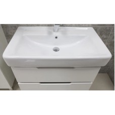 Комплект мебели белый/выбеленное дерево 80 см Акватон Дакота 1A202901DAAY0 + 1WH302084 + 1A203102DA010