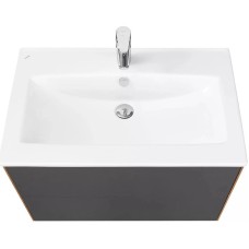 Комплект мебели графит софт/дуб веллингтон 75 см Акватон Сохо 1A258101AJA00 + 1WH501619 + 1A258302AJA0R