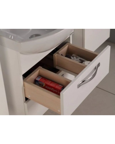 Комплект мебели белый 50,5 см Акватон Ария 1A140001AA010 + 1WH207781 + 1A140102AA010