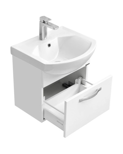 Комплект мебели белый 50,5 см Акватон Ария 1A140301AA010 + 1WH207781 + 1A140102AA010