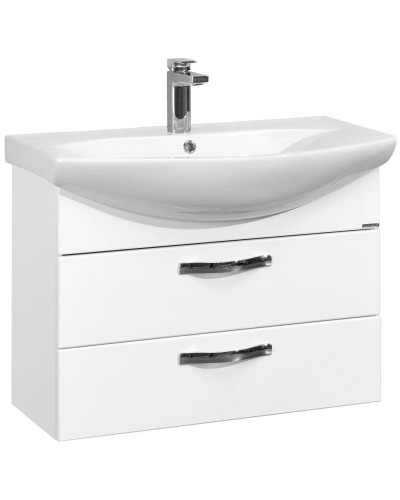 Комплект мебели белый 80,5 см Акватон Ария 1A140801AA010 + 1WH207783 + 1A141902AA010