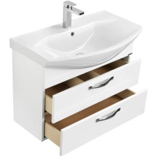 Комплект мебели белый 80,5 см Акватон Ария 1A140801AA010 + 1WH207783 + 1A141902AA010