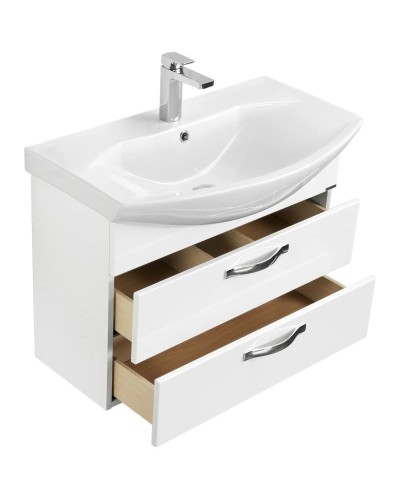 Комплект мебели белый 80,5 см Акватон Ария 1A140801AA010 + 1WH207783 + 1A141902AA010