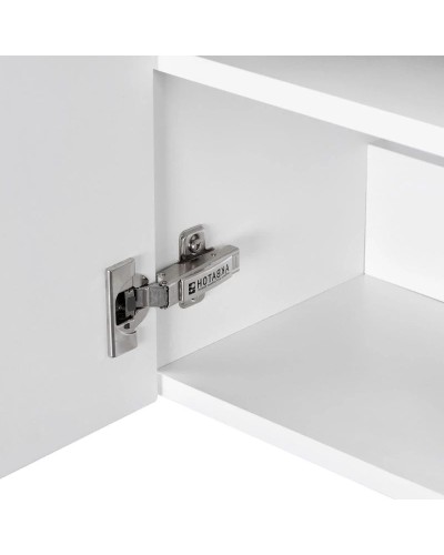 Комплект мебели белый глянец/эбони светлый 46 см Акватон Эклипс 1A172801EK49L + 1WH301972 + 1A129002EK010