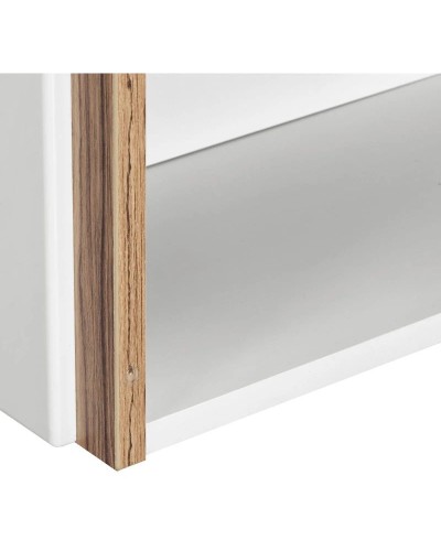 Комплект мебели белый глянец/эбони светлый 46 см Акватон Эклипс 1A172801EK49R + 1WH301972 + 1A129002EK010