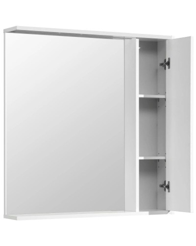 Комплект мебели белый глянец 80 см Акватон Стоун 1A228201SX010 + 1WH302251 + 1A228302SX010