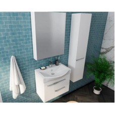 Комплект мебели белый глянец 65 см Акватон Беверли 1A235301BV010 + 1WH302501 + 1A237002BV010