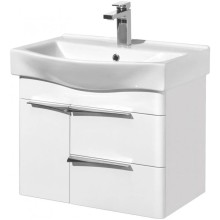 Комплект мебели белый глянец 65 см Акватон Беверли 1A235301BV010 + 1WH302501 + 1A237002BV010