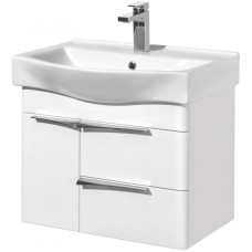 Комплект мебели белый глянец 65 см Акватон Беверли 1A235301BV010 + 1WH302501 + 1A237002BV010