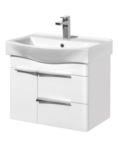 Комплект мебели белый глянец 65 см Акватон Беверли 1A235301BV010 + 1WH302501 + 1A237002BV010