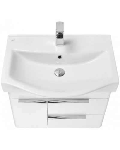 Комплект мебели белый глянец 65 см Акватон Беверли 1A235301BV010 + 1WH302501 + 1A237002BV010