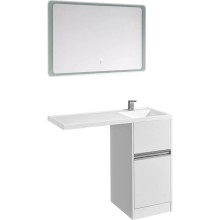 Комплект мебели белый глянец 105 см Акватон Лондри 1A236001LH010 + 1A72223KLH010 + 1A252802SU010