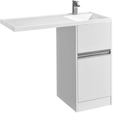 Комплект мебели белый глянец 105 см Акватон Лондри 1A236001LH010 + 1A72223KLH010 + 1A252802SU010