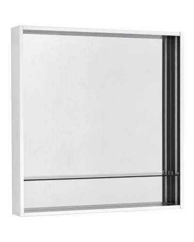 Комплект мебели белый матовый 80 см Акватон Ривьера 1A239001RVX20 + 732799C000 + 1A239102RVX20