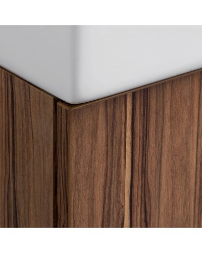 Комплект мебели эбони темный 46 см Акватон Эклипс 1A172701EK560 + 1WH301972 + 1A129002EK010