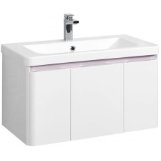 Комплект мебели белый глянец 85 см Акватон Шерилл 1A208801SH010 + 1A71443KSH010 + 1A210302SH010