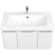 Комплект мебели белый глянец 85 см Акватон Шерилл 1A208801SH010 + 1A71443KSH010 + 1A210302SH010