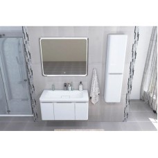 Комплект мебели белый глянец 105 см Акватон Шерилл 1A206301SH010 + 1A71323KSH010 + 1A206402SH010