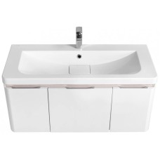 Комплект мебели белый глянец 105 см Акватон Шерилл 1A206301SH010 + 1A71323KSH010 + 1A206402SH010