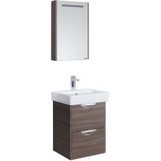 Комплект мебели дуб макиато 50 см Акватон Сильва 1A211701SIW50 + 1WH302184 + 1A215502SIW5L