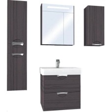 Комплект мебели дуб макиато 60 см Акватон Сильва 1A211801SIW50 + 1WH302186 + 1A216202SIW50