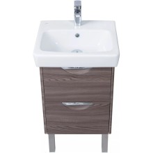 Комплект мебели дуб макиато 60 см Акватон Сильва 1A211801SIW50 + 1WH302186 + 1A216202SIW50