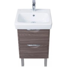 Комплект мебели дуб макиато 60 см Акватон Сильва 1A211801SIW50 + 1WH302186 + 1A216202SIW50