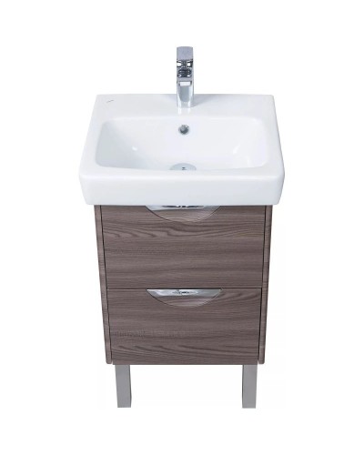 Комплект мебели дуб макиато 60 см Акватон Сильва 1A211801SIW50 + 1WH302186 + 1A216202SIW50