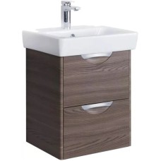 Комплект мебели дуб макиато 60 см Акватон Сильва 1A211801SIW50 + 1WH302186 + 1A216202SIW50