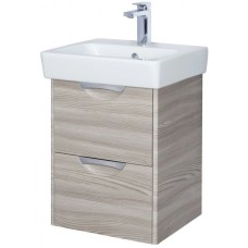 Комплект мебели дуб фьорд 50 см Акватон Сильва 1A211701SIW60 + 1WH302184 + 1A215502SIW6L