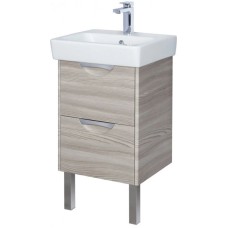 Комплект мебели дуб фьорд 50 см Акватон Сильва 1A211701SIW60 + 1WH302184 + 1A215502SIW6L